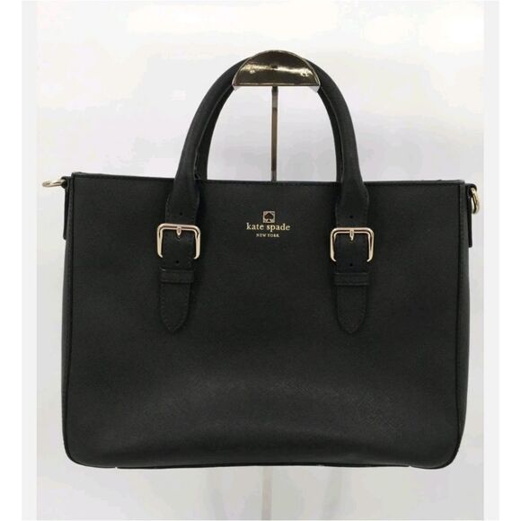 kate spade Handbags - KATE SPADE Black Leather  Cove Street Goldie Leather Satchel Shoulder Bag Purse